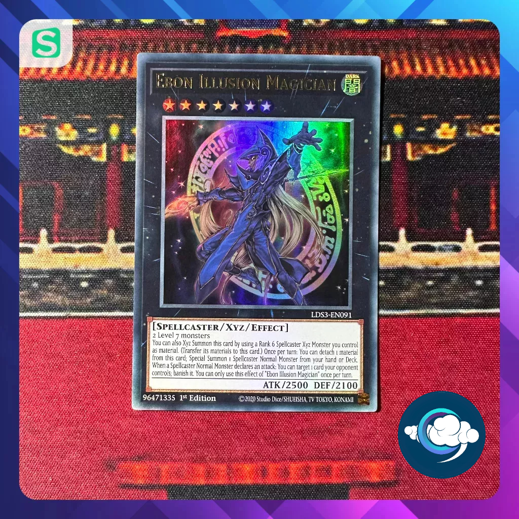 Thẻ bài YugiOh! (UK) LDS3-EN091; Ebon Illusion Magician; Ultra Rare