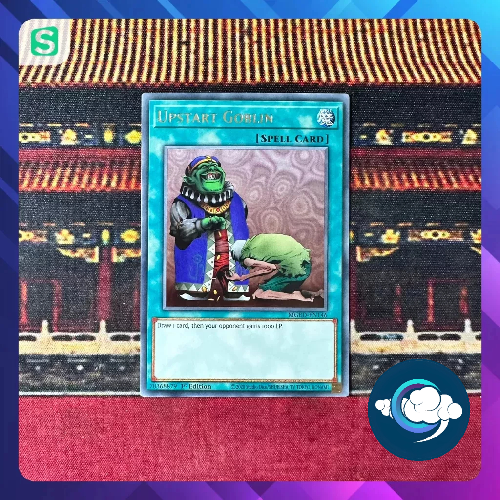 Thẻ bài YugiOh! (UK) - MGED-EN146; Upstart Goblin; Rare