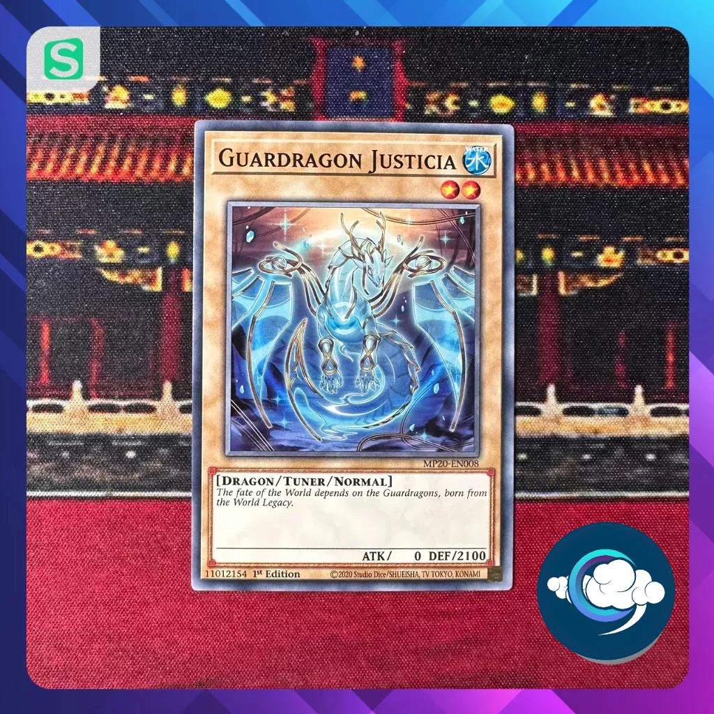 Thẻ bài YugiOh! (UK) MP20-EN008; Guardragon Justicia; Common