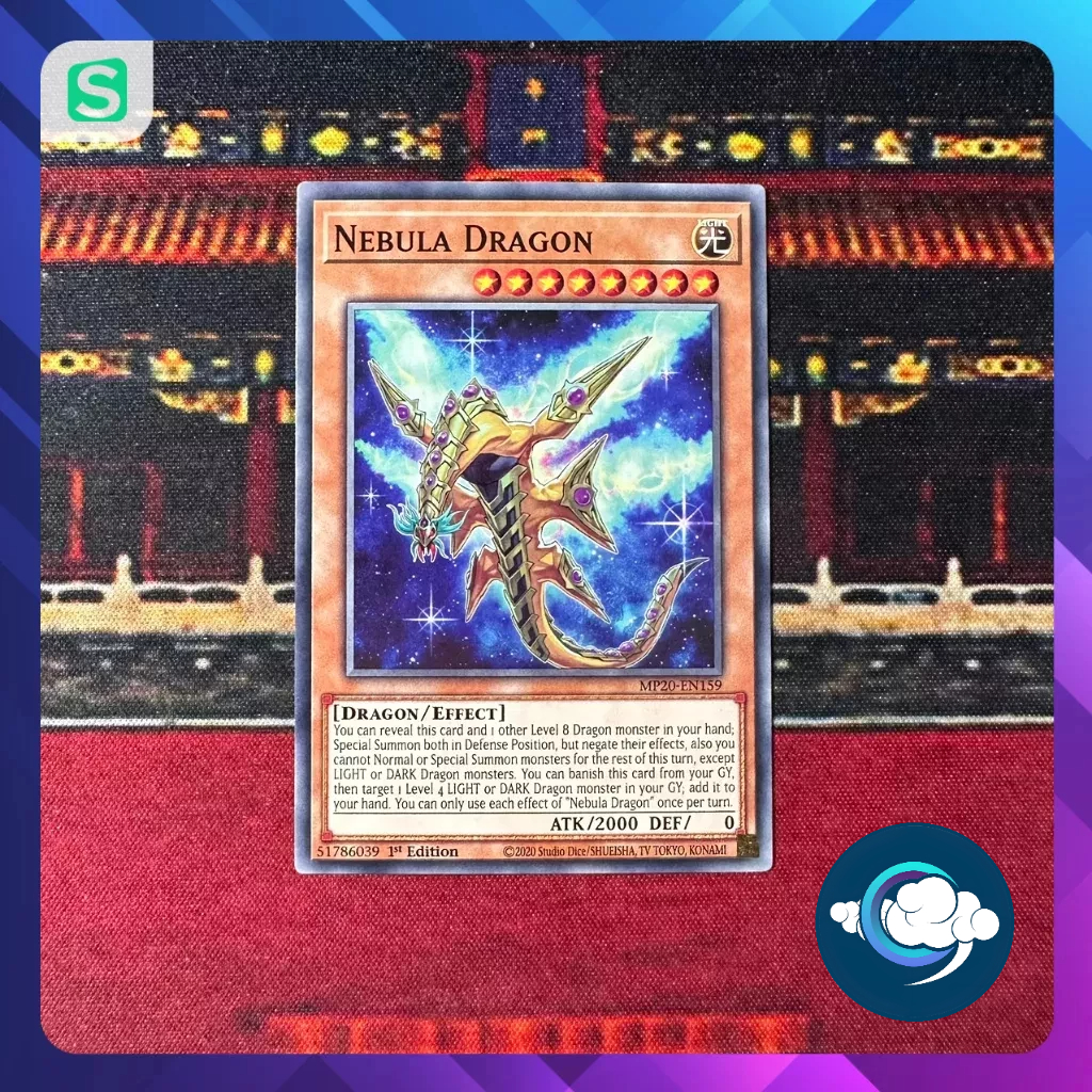 Thẻ bài YugiOh! (UK) MP20-EN159; Nebula Dragon; Common