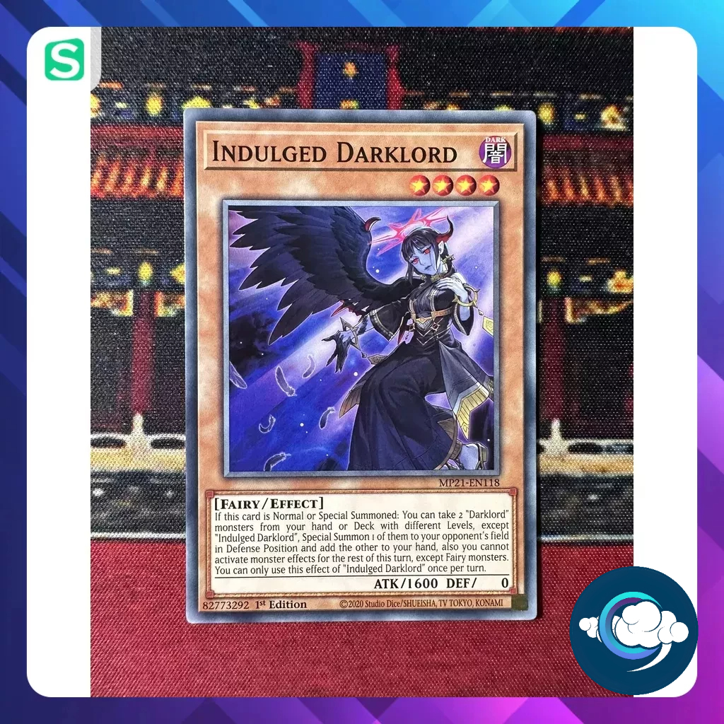 Thẻ bài YugiOh! (UK) - MP21-EN118; Indulged Darklord; Common