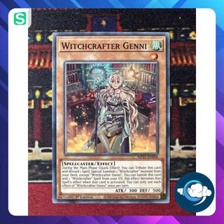 Thẻ bài yugioh! - mp21-en006; witchcrafter genni; common