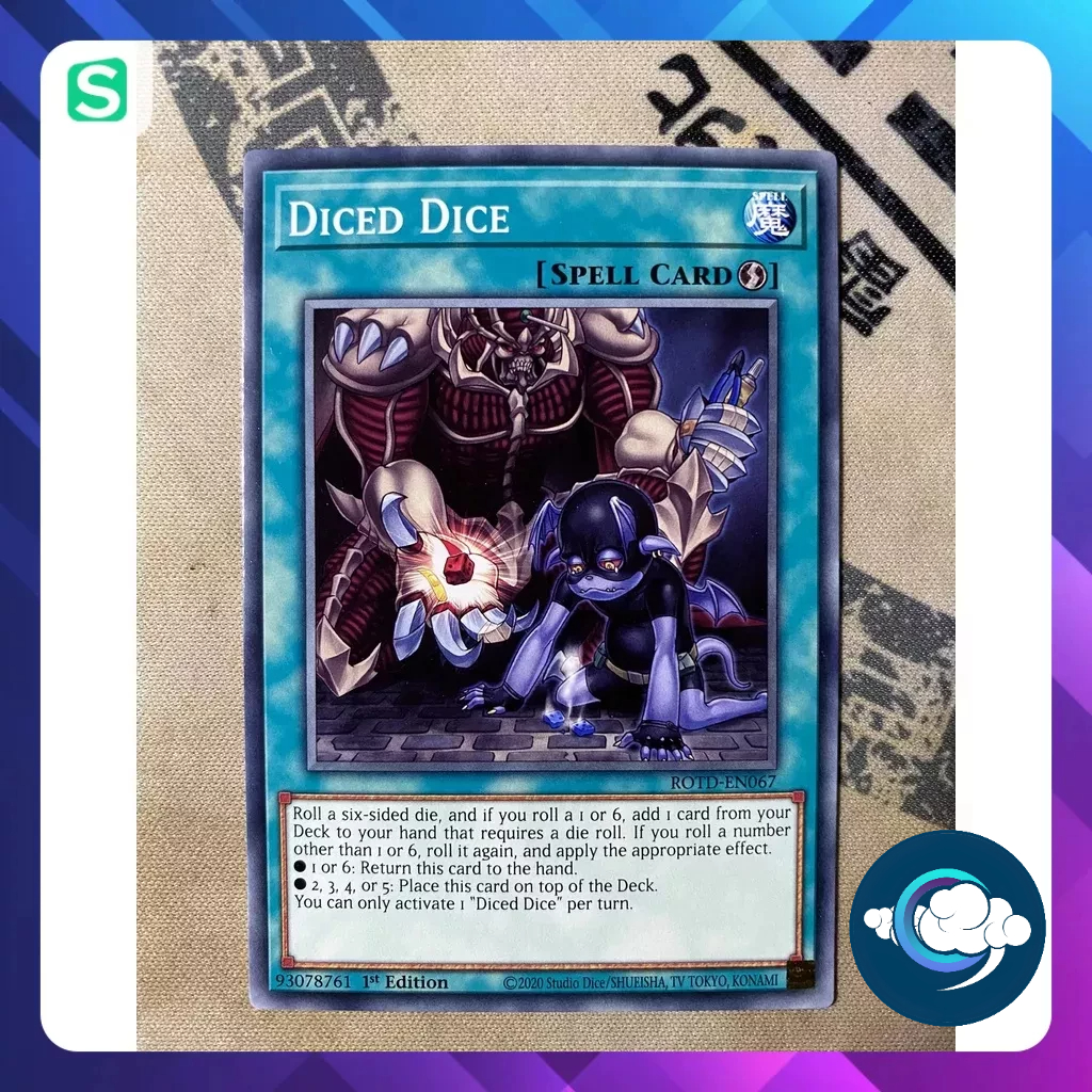 Yugioh Card (UK) - : ROTD-EN067; Diced Dice; Common