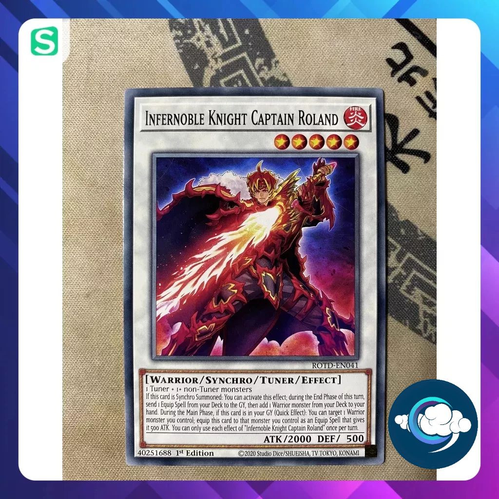Thẻ bài YugiOh! (UK) - : ROTD-EN041; Infernoble Knight Captain Roland; Common
