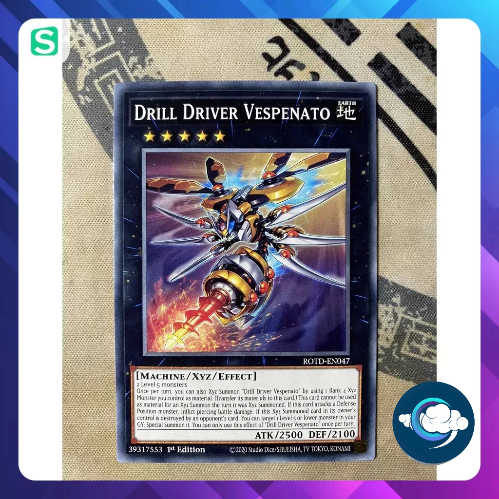 Thẻ bài YugiOh! (UK) - : ROTD-EN047; Drill Driver Vespenato; Common