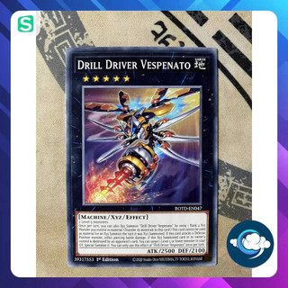 Thẻ bài yugioh! - : rotd-en047; drill driver vespenato; common