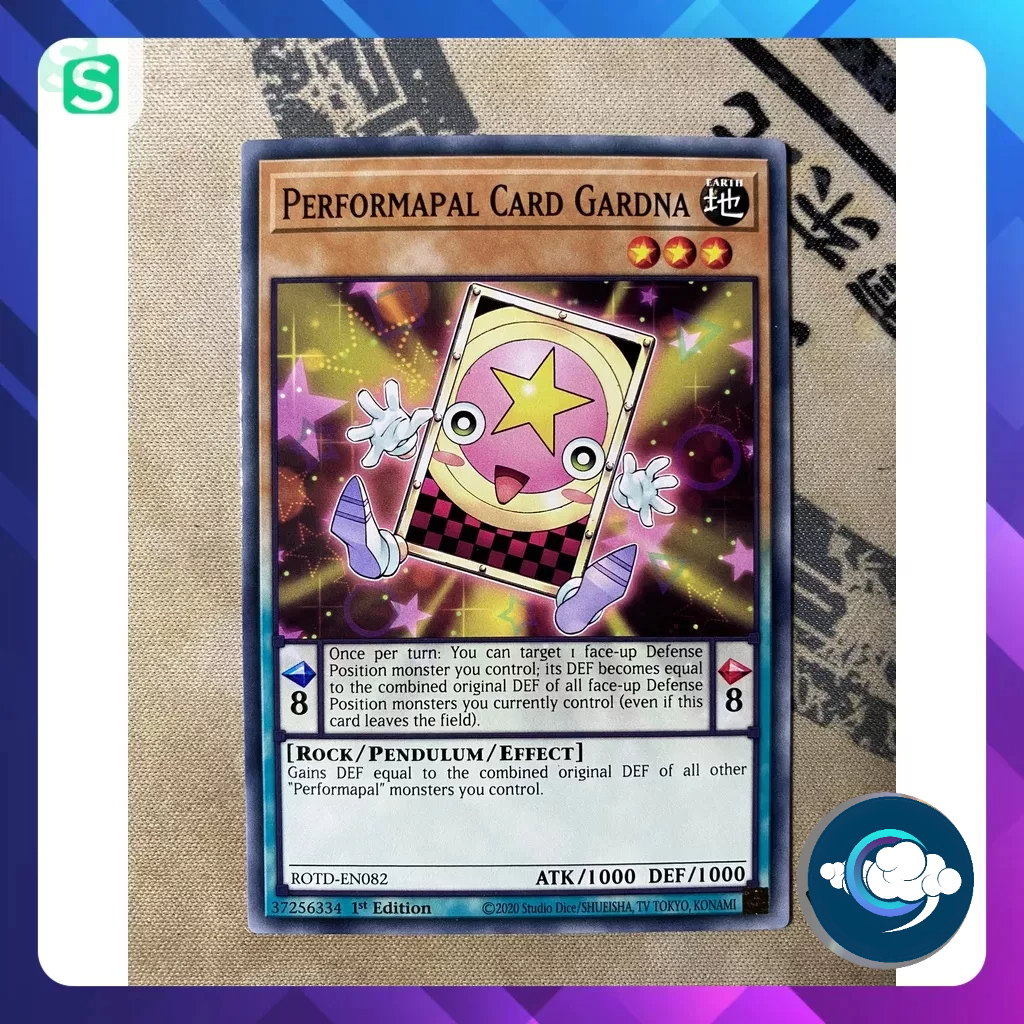 Thẻ bài YugiOh! (UK) - : ROTD-EN082; Performapal Card Gardna; Common