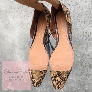 Bệt da báo Zara xuất (Order)[Sẵn size 37]