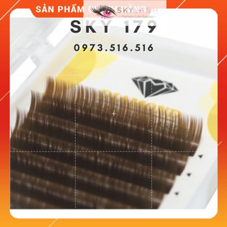 MI NÂU MIX SIZE 8-13- dày 0.07-0.10 dùng nối mi - tạo fan- dụng cụ nối mi