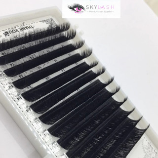 MI KHAY DÀY 0.03  16 LINE CONG C - D DÙNG TẠO FAN - DỤNG CỤ NỐI MI - skyLASH