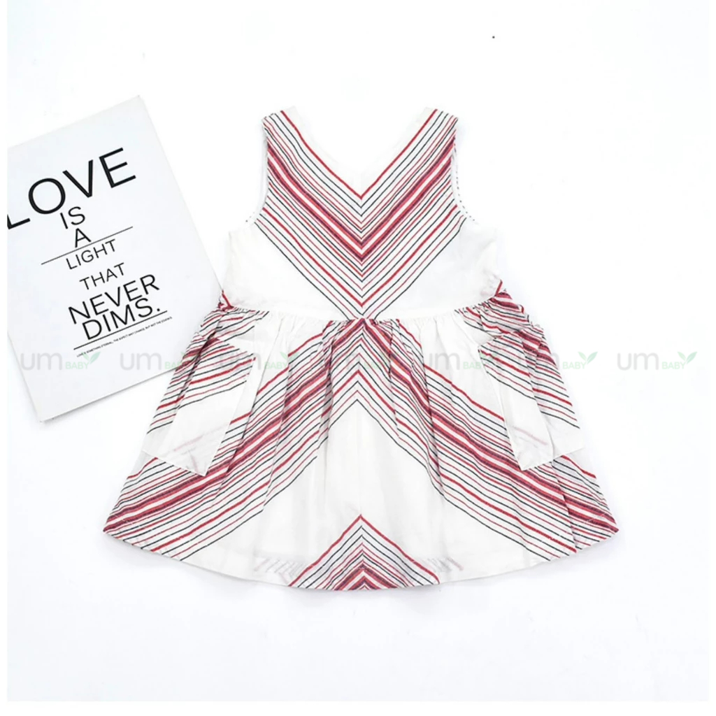 Váy bé gái mùa hè 2-5 tuổi OSHKOSH đầm chữ A bé gái cotton mềm mại đầm xuất dư bé gái váy đầm trẻ em