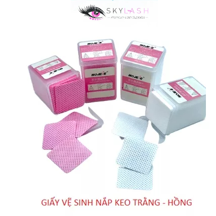 Giấy vệ sinh nắp keo, giấy lau khô đầu keo_Dụng cụ nối mi_SKYLASH