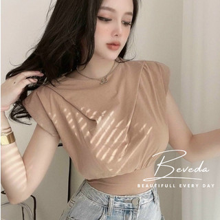 Áo kiểu nữ cánh dơi bo eo croptop