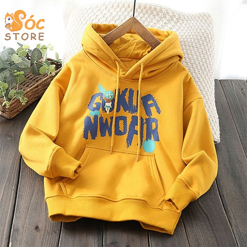 Áo Hoodie nỉ bông cho bé trai, bé gái size đại đến 65kg - GUKKA