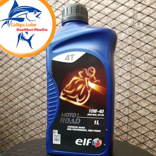 Nhớt Elf silver 10W40 chai 1l cho xe số , Dầu nhớt Elf silver chai 1L nhớt Pháp chất lượng cao