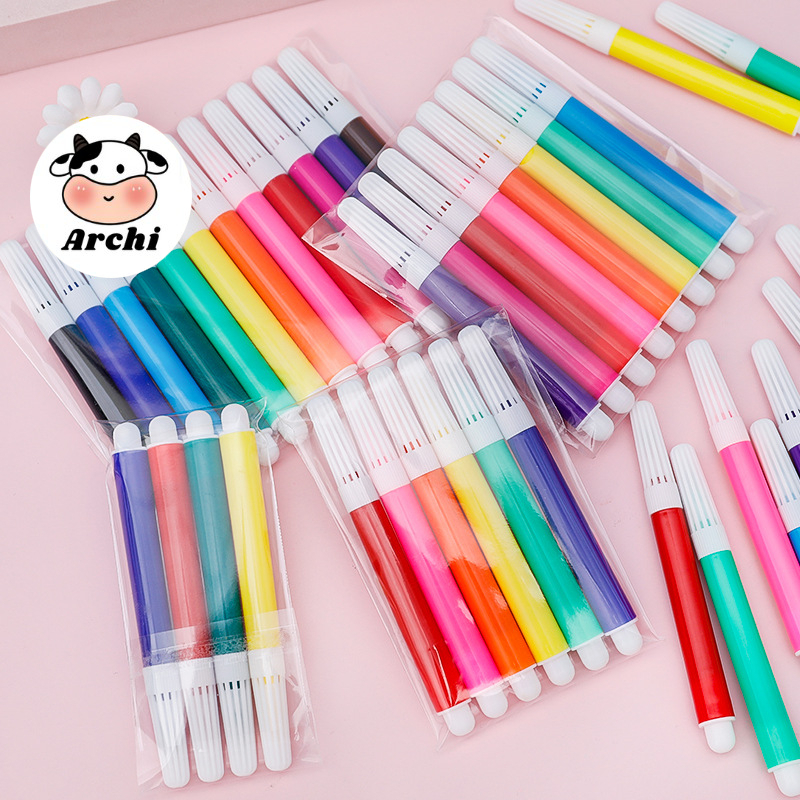 Set 12 bút dạ nước 12 màu vẽ Mỹ Thuật RoRo