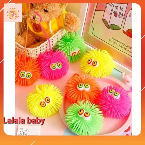 Lalala Baby Đồ Chơi Con Nhím Sillicon Qủa Chôm Chôm Squishy Mochi Nắn Bóp