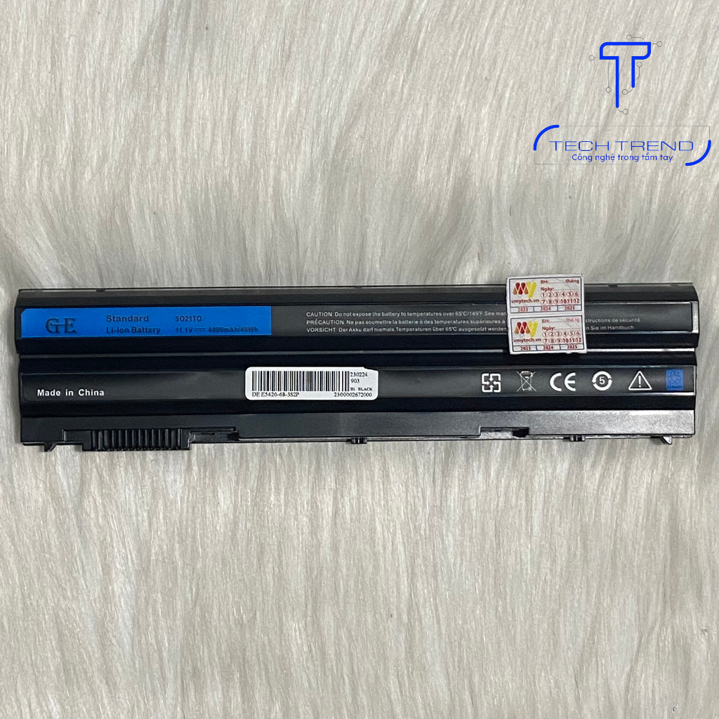 Pin Laptop Dell Latitude E5420 E5430 E5520 E5530 E6420 E6430 E6440 E6520 E6530 E6540 8858X T54FJ