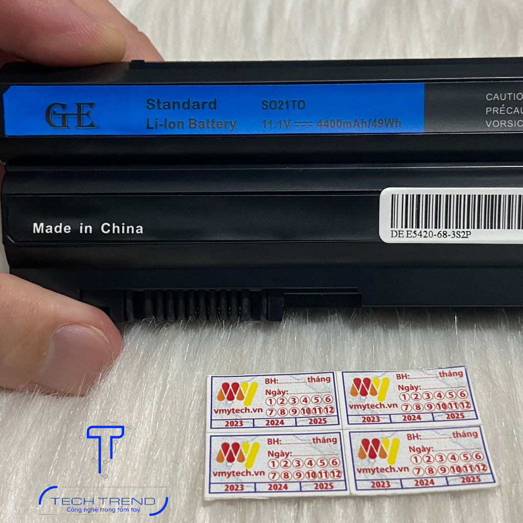 Pin Laptop Dell Latitude E5420 E5430 E5520 E5530 E6420 E6430 E6440 E6520 E6530 E6540 8858X T54FJ