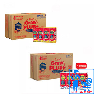 [CHÍNH HÃNG] Sữa Bột Pha Sẵn Nutifood Grow Plus+ Đỏ Thùng 48 Hộp x 180ml (Cho trẻ suy dinh dưỡng, thấp còi)