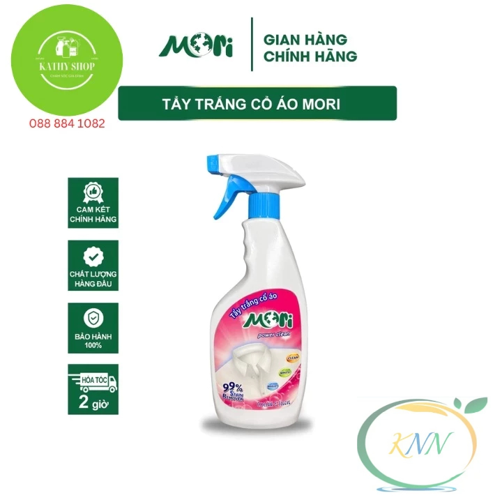 Tẩy Trắng Cổ Áo Mori Loại bỏ mọi vết bẩn trên cổ áo và tay áo