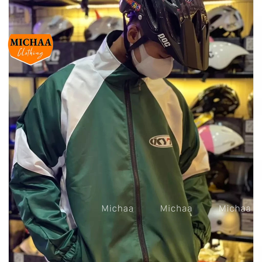 Áo Khoác Dù KYT 2 Lớp Nam Nữ Ulzzang Unisex Form Rộng Bomber - - MICHAA