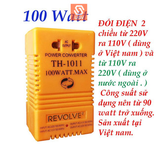 Biến Thế Đổi Điện 2 Chiều Từ 220V Ra 110V Và Từ 110V Ra 220V - 100W