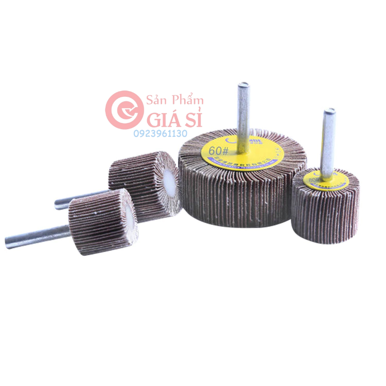 Mũi giáp đánh bóng đánh thô gỗ và đánh gỉ kim loại chân cán 6mm ❤️freeship❤️