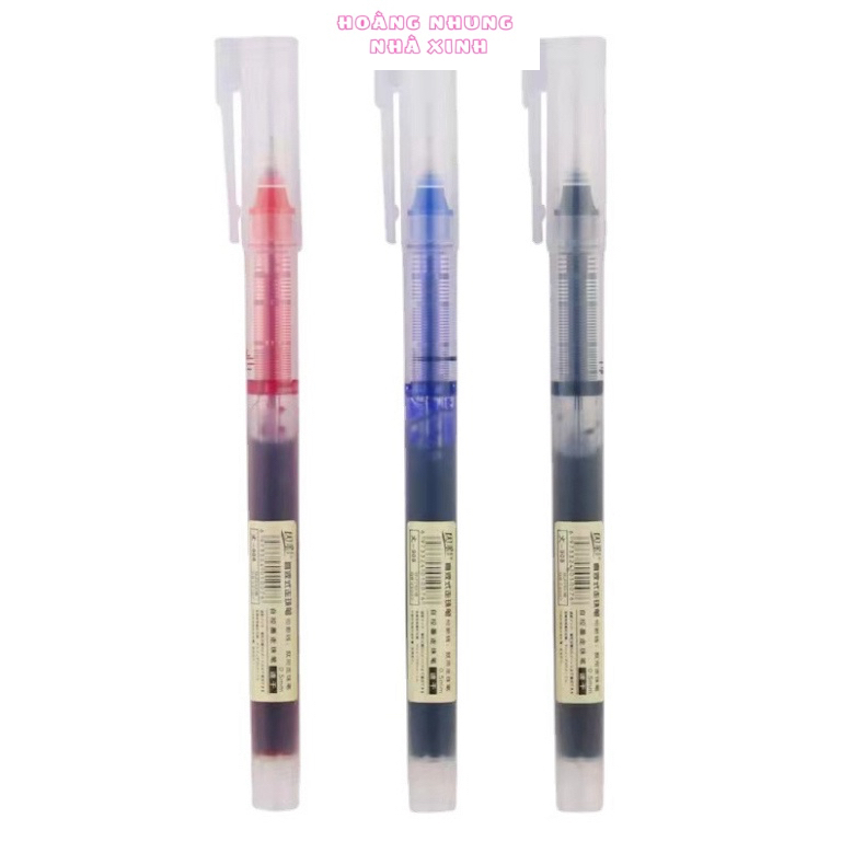 Bút gel bút mực nước Ống Mực To Nhanh Khô Ngòi 0.5mm bút bi siêu rẻ Siêu Đẹp văn phòng phẩm