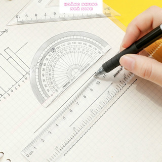 Bộ thước kẻ 4 sản phẩm thước kẻ thước đo độ eke