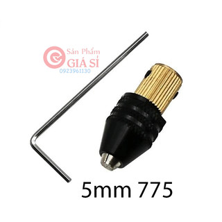 Đầu Kẹp Mũi Khoan 5mm Động Cơ Dc 775 đầu kẹp 3 chấu moto kẹp mũi 0.5 đến 3.2mm ❤️freeship❤️