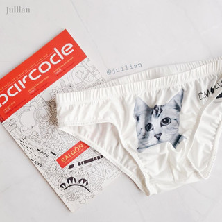 Quần lót tam giác nam họa tiết in hình Mèo - Khỉ - Heo - Chuối - Thơm cute - DM A5