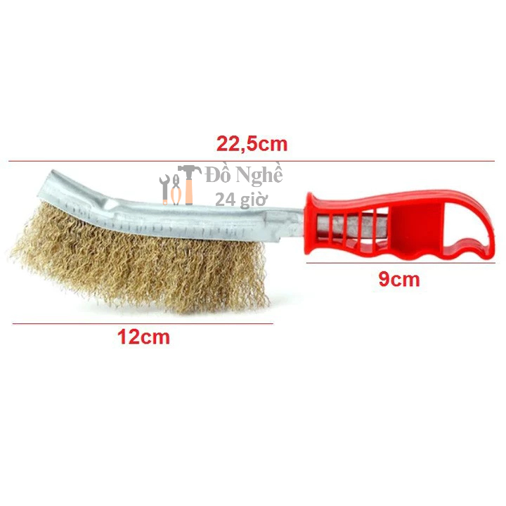 Bàn chải sắt đánh rỉ màu đỏ