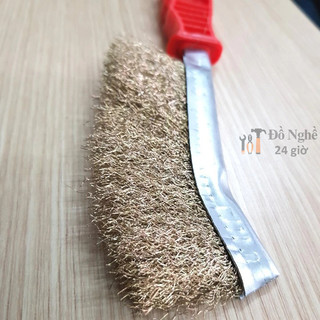 Bàn chải sắt đánh rỉ màu đỏ
