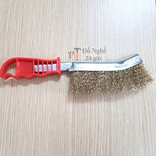 Bàn chải sắt đánh rỉ màu đỏ