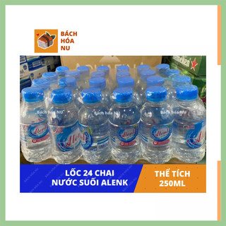 [Hỏa tốc] Lốc 24 chai nước suối chai nhỏ 250ml Alenk (có sẵn)