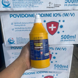 Dung Dịch Cồn Đỏ Sát Khuẩn, Povidone Iodine 10% 500ml