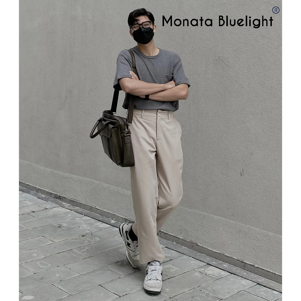 MONATA BLUELIGHT Work Pant 318 - Quần tây kaki ống suông