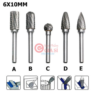 Mũi mài hợp kim vonfram chân 6ly ❤️freeship❤️