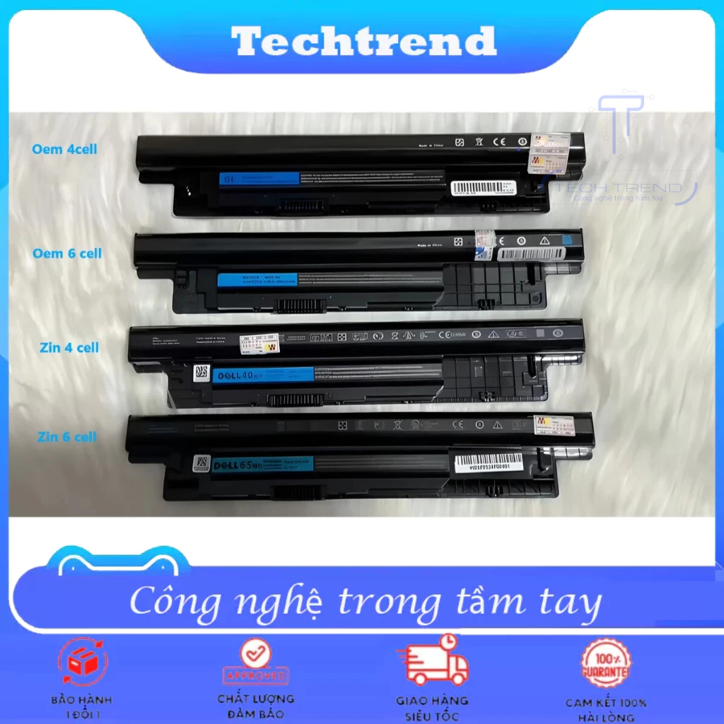 Pin Laptop Dell Inspiron 14R 3421 3437 3442 3443 5421 5437 XCMRD MR90Y Zin Hãng