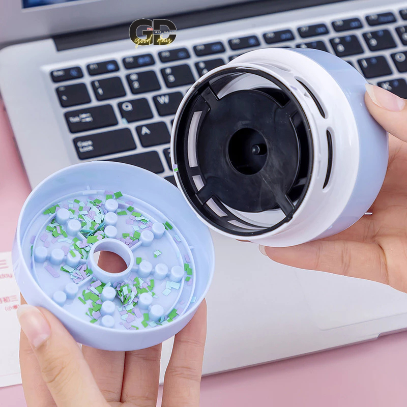 Máy Hút Bụi Để Bàn Mini Cute Chuyên Dụng Cho Bàn Phím, Ngóc Ngách Nhỏ Trong Nhà, Món Quà Xinh Xắn Cho Trẻ