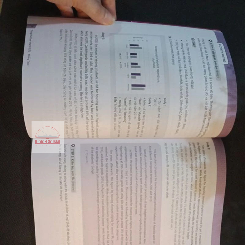 Sách IELTS KEY WRITING - Công thức học nhanh IELTS Writing Task 1