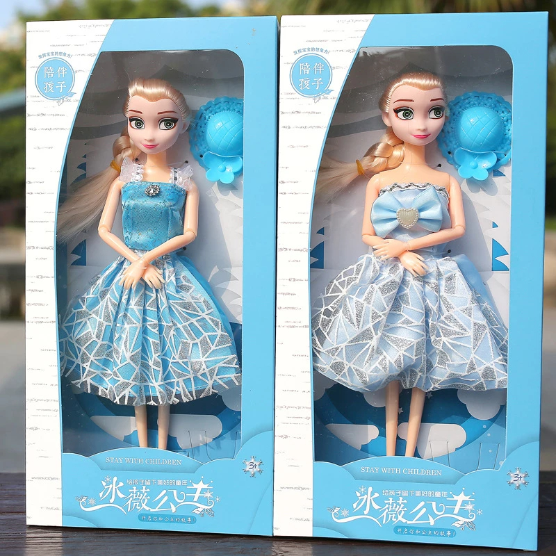 Đồ Chơi Bé Gái- BÚP BÊ ELSA TÓC MÂY