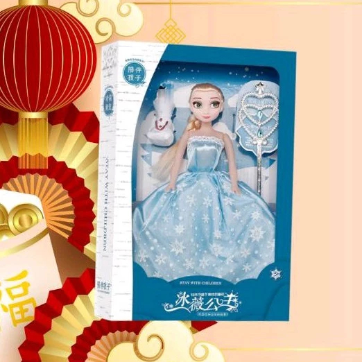 Đồ Chơi Bé Gái- BÚP BÊ ELSA TÓC MÂY