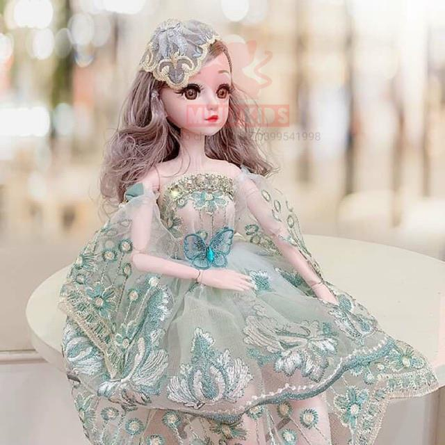 Đồ Chơi Bé Gái- BÚP BÊ ELSA TÓC MÂY