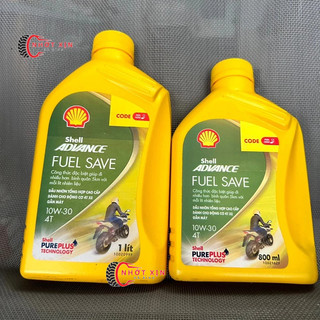 Nhớt xe máy shell advance fuel save tiết kiệm nhiên liệu 10w30 xe số