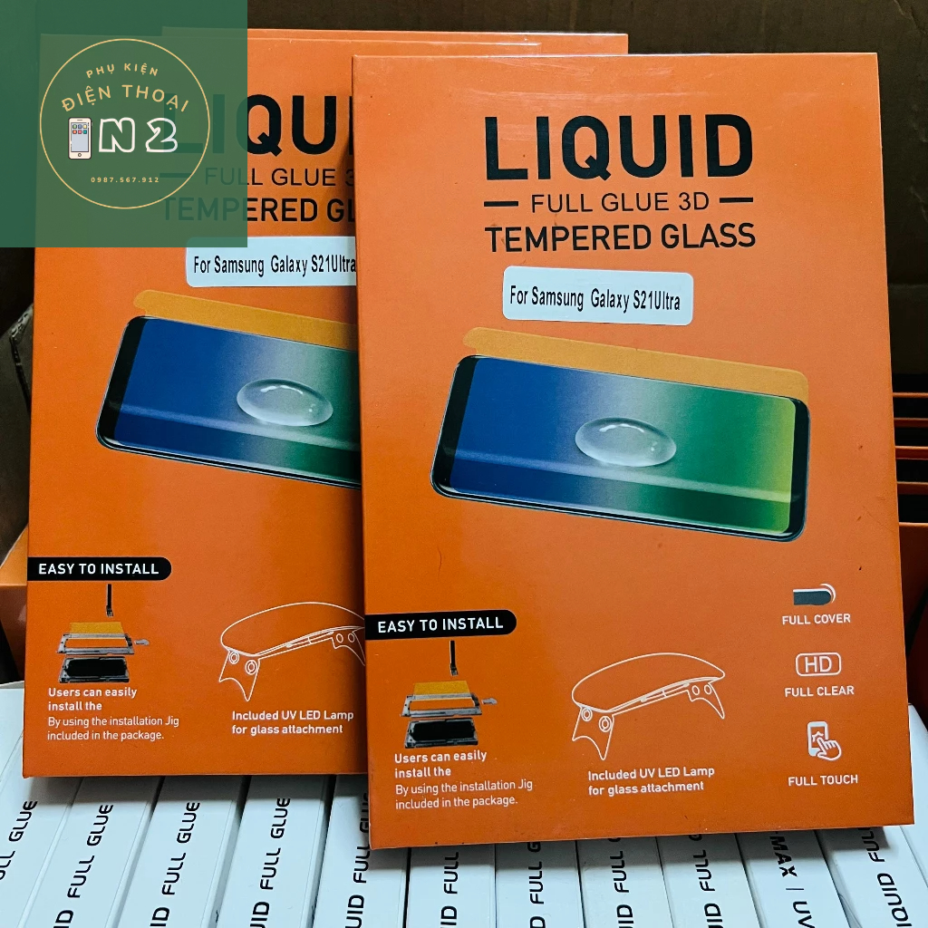 Kính Cường Lực UV Tmax Chính Hãng Cho Samsung Galaxy S22 Ultra - S21 Ultra - S10 Plus