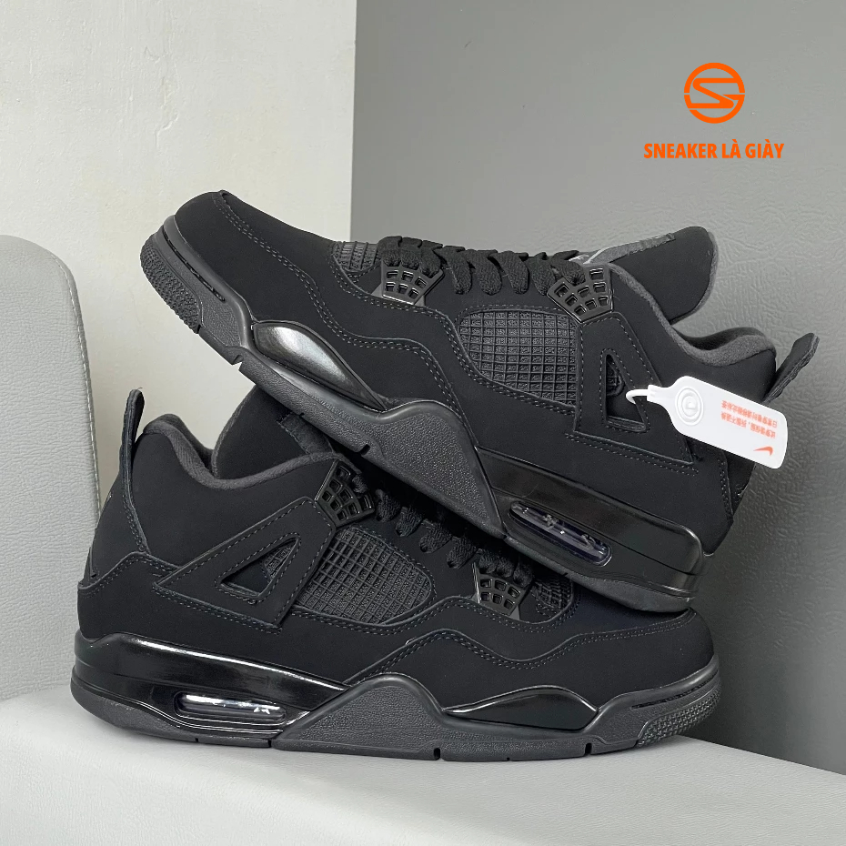Giày Air Jordan 4 Retro ‘Black Cat’ 2020 CU1110-010 Fullbox - BẢN CAO CẤP