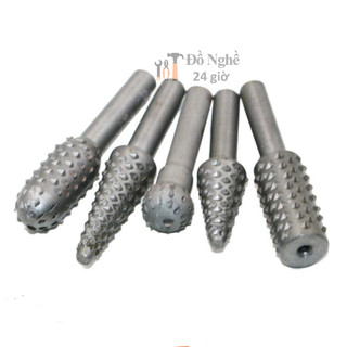 Bộ 5 mũi phay mài khắc gỗ đa năng