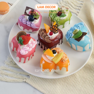 Mô Hình Bánh Kem Giả Làm Phụ Kiện Trang Trí
